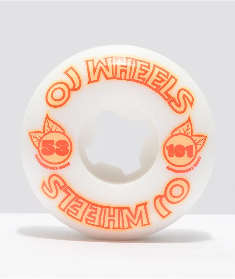 OJ From Concentrate 53mm 101a Orange Skateboard Wheels