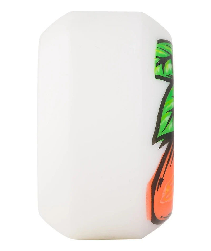 OJ From Concentrate White Orange Hardline  53mm 101a Skateboard Wheels