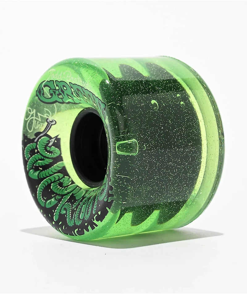 OJ Green Worms Super Juice 60mm 78a Clear Blue Cruiser Skateboard Wheels
