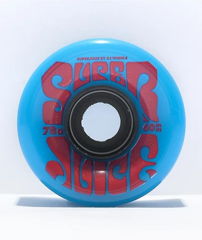 OJ Super Juice 60mm 78a Blue Cruiser Skateboard Wheels