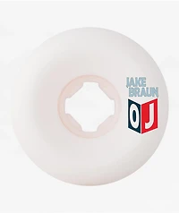 OJ x Strangelove Braun Wolf Elite Hardline 56mm 99a White Skateboard Wheels
