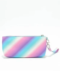 OMG Accessories Hearts Icy Clear Glazed Wristlet