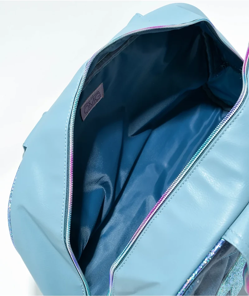 OMG Accessories Stuff Quilted Denim Medium Duffle Bag