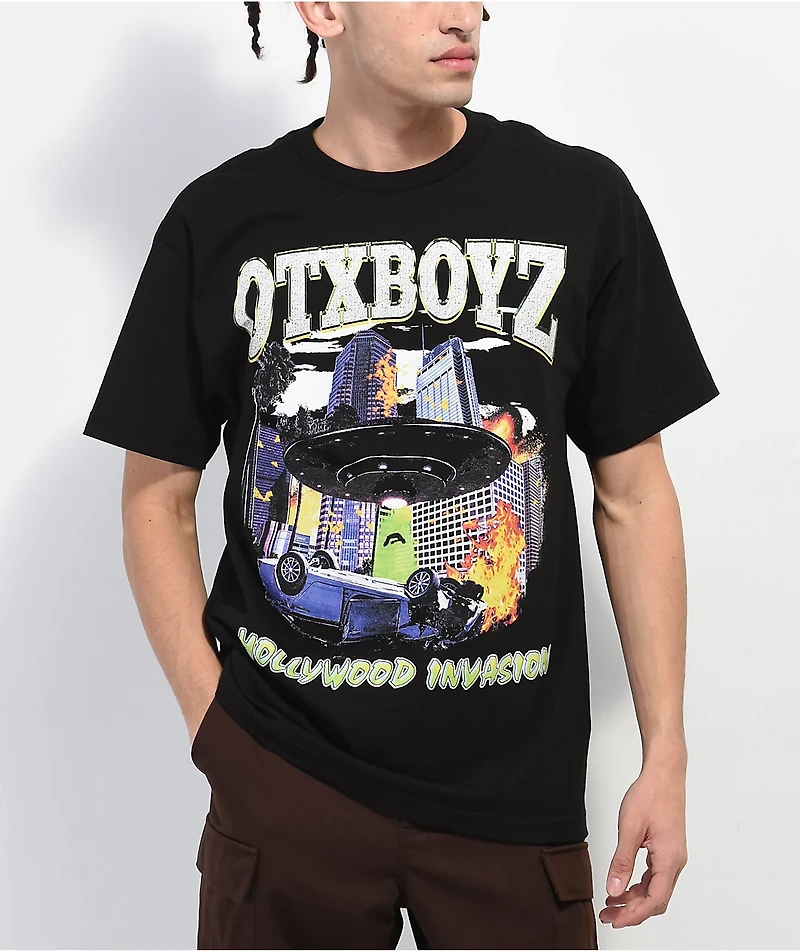 OTX BOYZ Hollywood Invasion Black T-Shirt