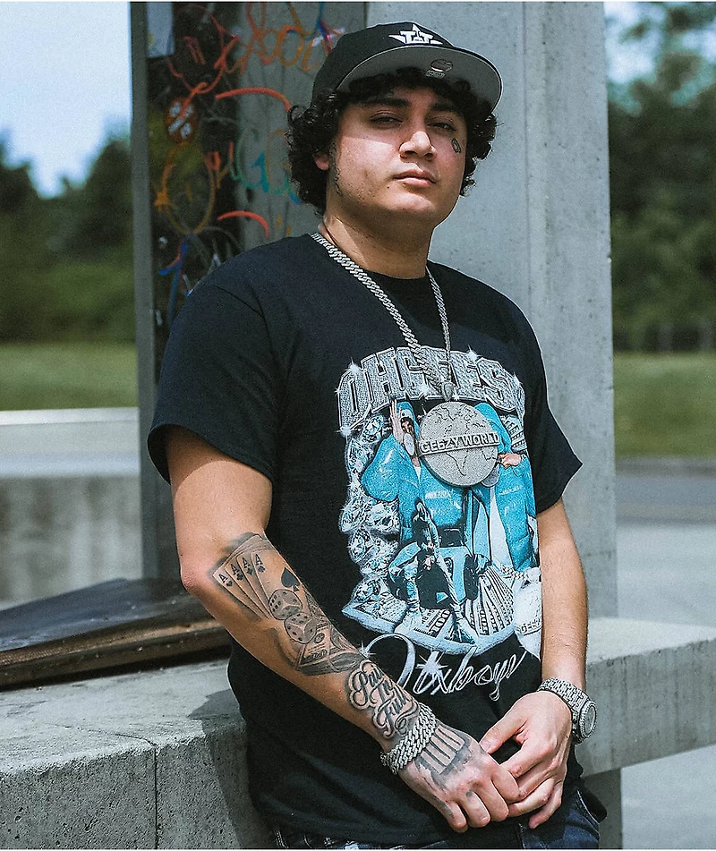 OTXBOYZ Shine Photo Black T-Shirt
