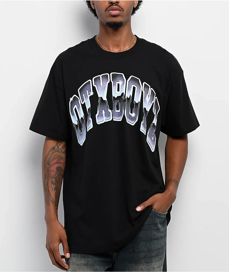 OTXBOYZ Chrome Collegiate Black T-Shirt