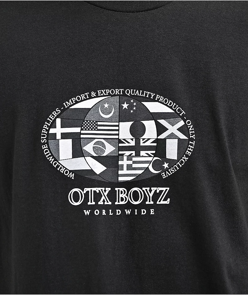 OTXBOYZ Worldwide Black T-Shirt