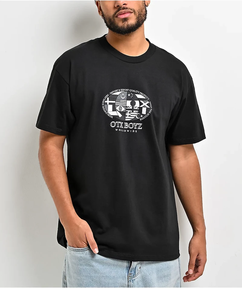 OTXBOYZ Worldwide Black T-Shirt