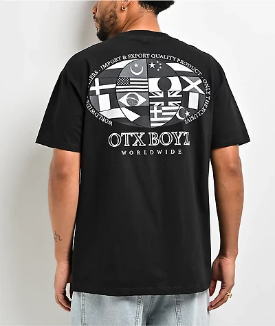 OTXBOYZ Worldwide Black T-Shirt