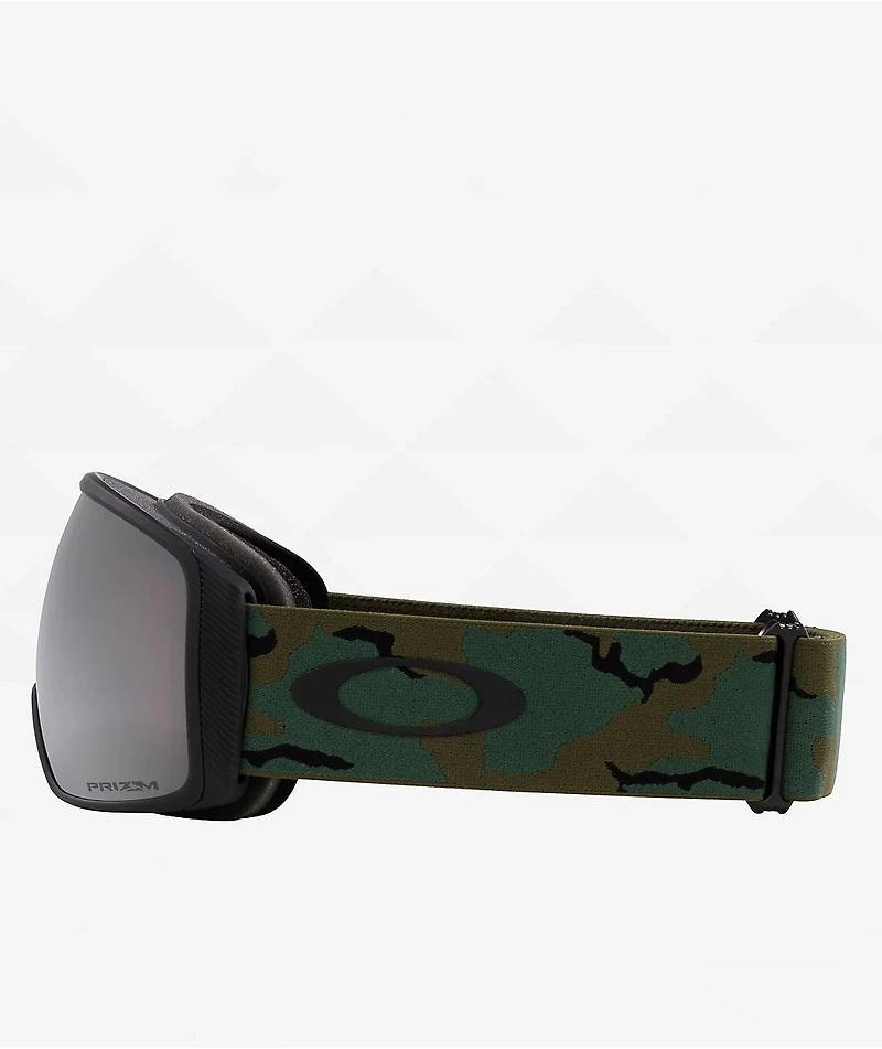 Oakley Flight Tracker L Camo & Prizm Black Snowboard Goggles