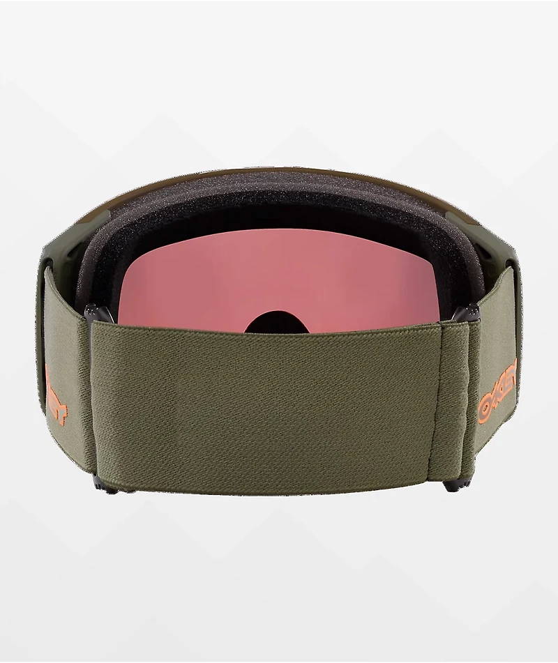 Oakley Flight Tracker L Prizm Torch Iridium Matte Green Snowboard Goggles