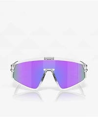 Oakley Latch Panel Matte Clear & Prizm Violet Sunglasses