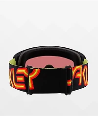 Oakley Line Miner L Black Fire & Prizm Torch Snowboard Goggles