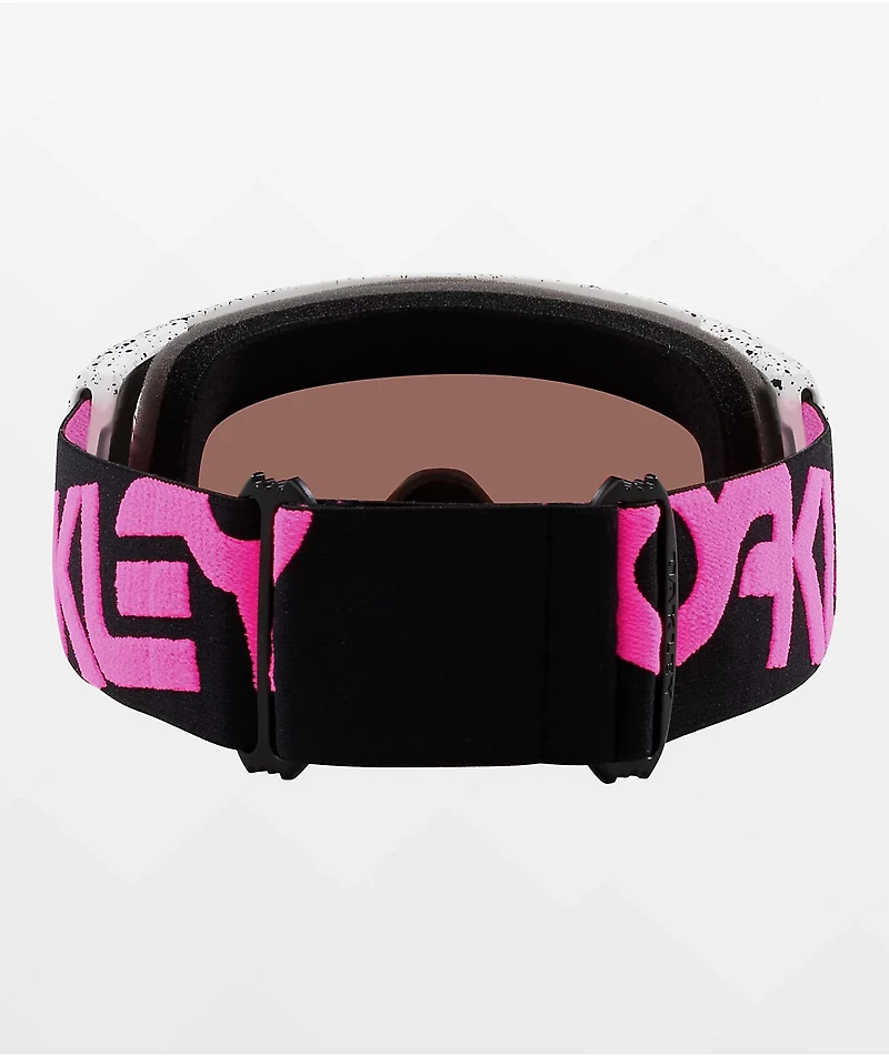 Oakley Line Miner L Black Splatter & Prizm Black Snowboard Goggles