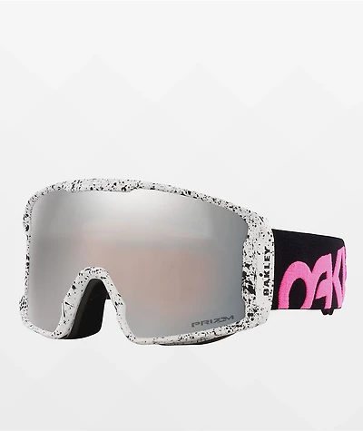 Oakley Line Miner L Black Splatter & Prizm Black Snowboard Goggles
