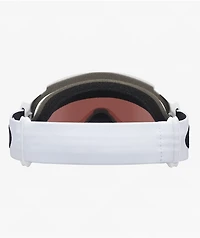 Oakley Line Miner M Rose Gold & White Snowboard Goggles