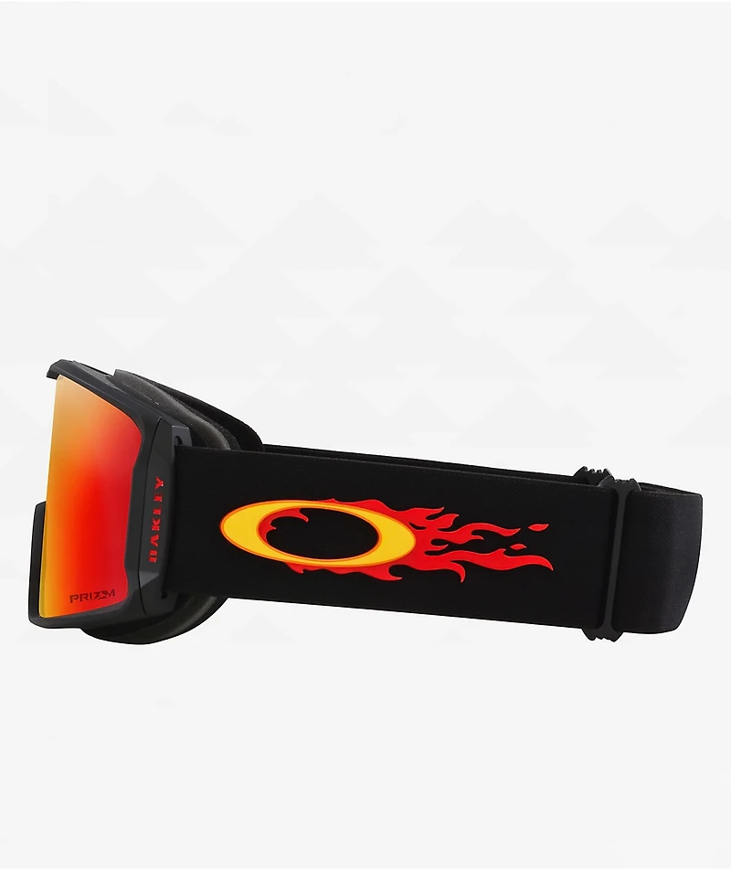 Oakley Rinnekangas Line Miner L Prizm Torch Iridium & Black Snowboard Goggles