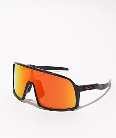 Oakley Sutro Polished Black & Prizm Ruby Sunglasses