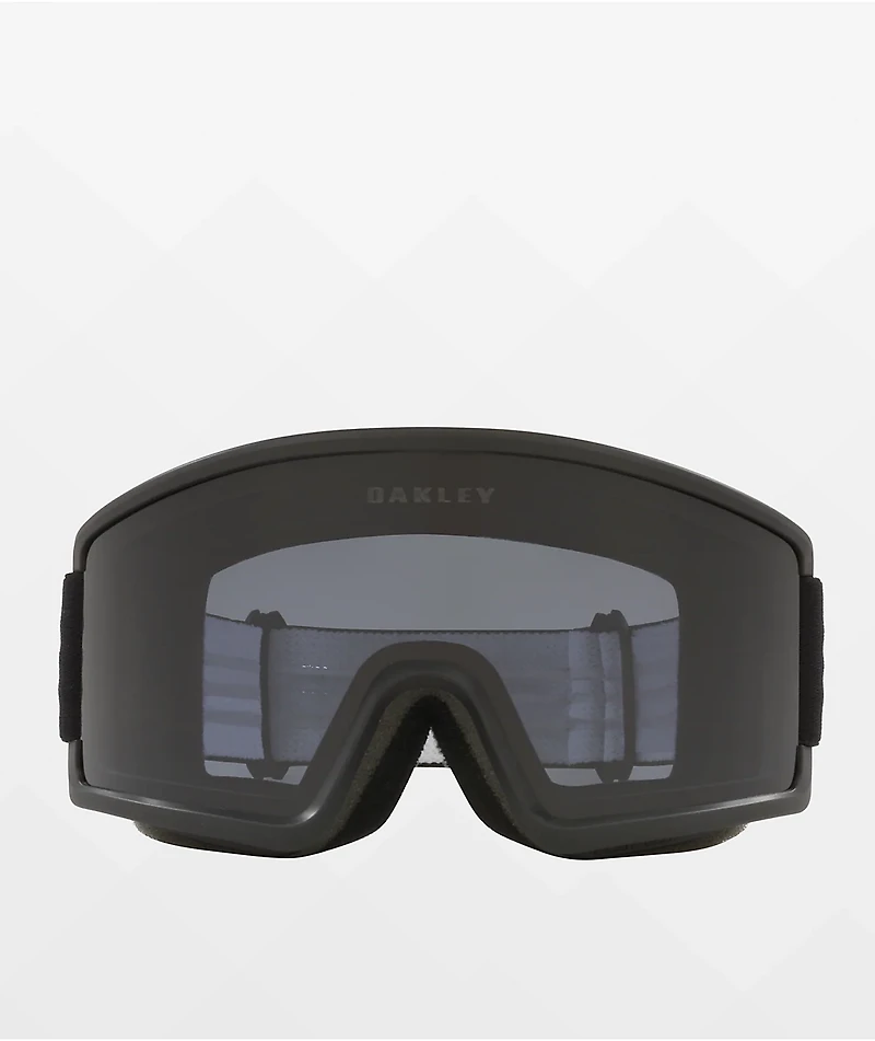 Oakley Target Line L Dark Grey & Matte Black Snowboard Goggles