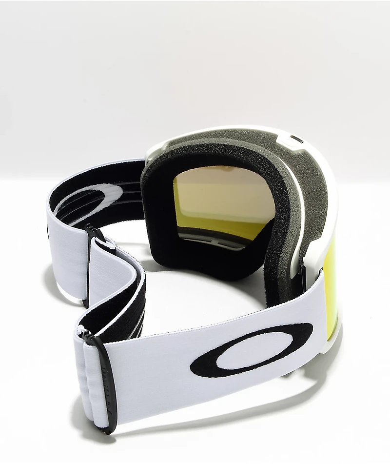 Oakley Target Line L White & Fire Iridium Snowboard Goggles