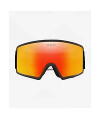 Oakley Target Line M Fire Iridium & Matte Black Snowboard Goggles