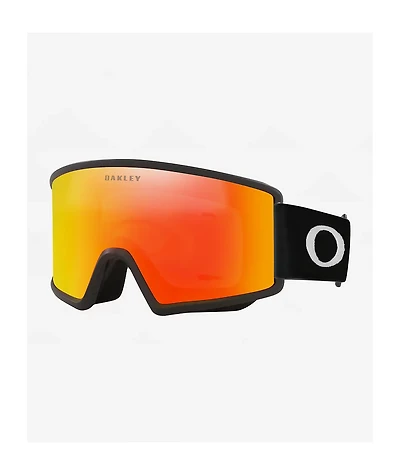Oakley Target Line M Fire Iridium & Matte Black Snowboard Goggles