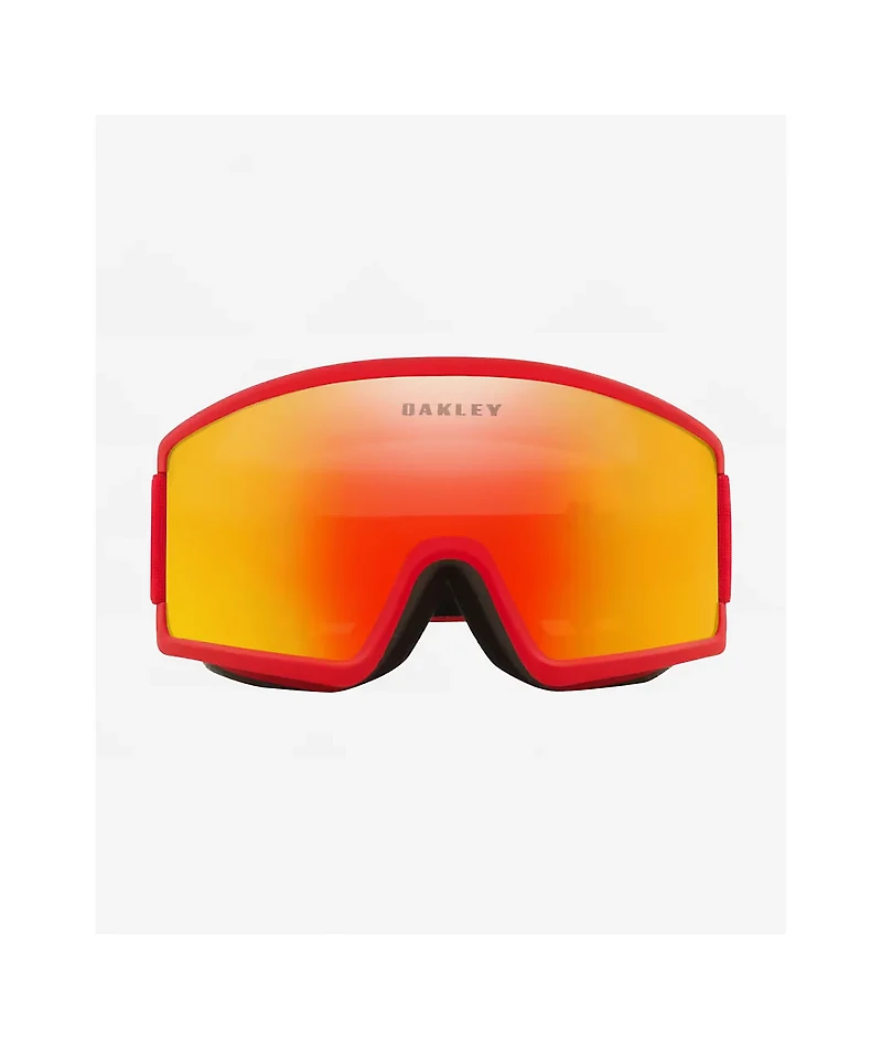 Oakley Target Line M Fire Iridium & Redline Snowboard Goggles