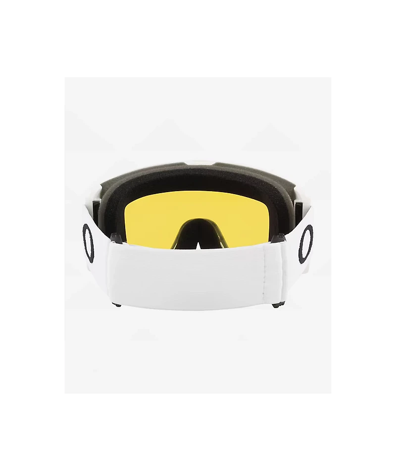 Oakley Target Line M High Intensity Yellow & Matte White Snowboard Goggles