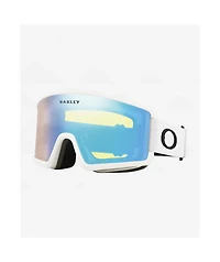 Oakley Target Line M High Intensity Yellow & Matte White Snowboard Goggles