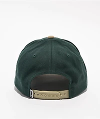 Obey 2 Tone Spruce & Tan Snapback Hat