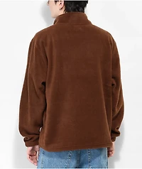 Obey Alley Sepia Quarter Zip Sweatshirt