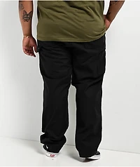 Obey Big Timer Black Double Knee Carpenter Pants
