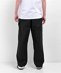 Obey Big Timer Black Double Knee Carpenter Pants