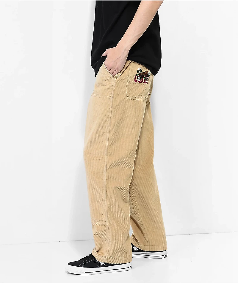Obey Big Timer Cream Corduroy Pants