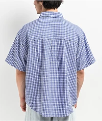 Obey Bigwig Gallo Surf Blue Multi Short Sleeve Button Up Shirt