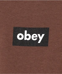Obey Black Bar 2 Brown T-Shirt