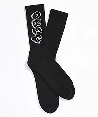 Obey Block Black Crew Socks