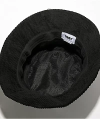 Obey Bold Black Corduroy Bucket Hat