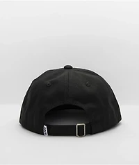 Obey Bold Label Black Strapback Hat