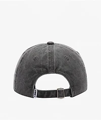 Obey Bold Pigment Black Strapback Hat