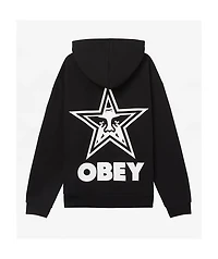 Obey Bold Star Heavyweight Black Hoodie