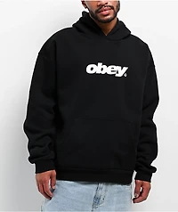 Obey Bounce Black Heavyweight Hoodie