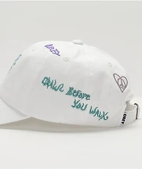Obey Camilla White Strapback Hat