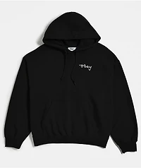 Obey Chainstitch Baggy Black Hoodie