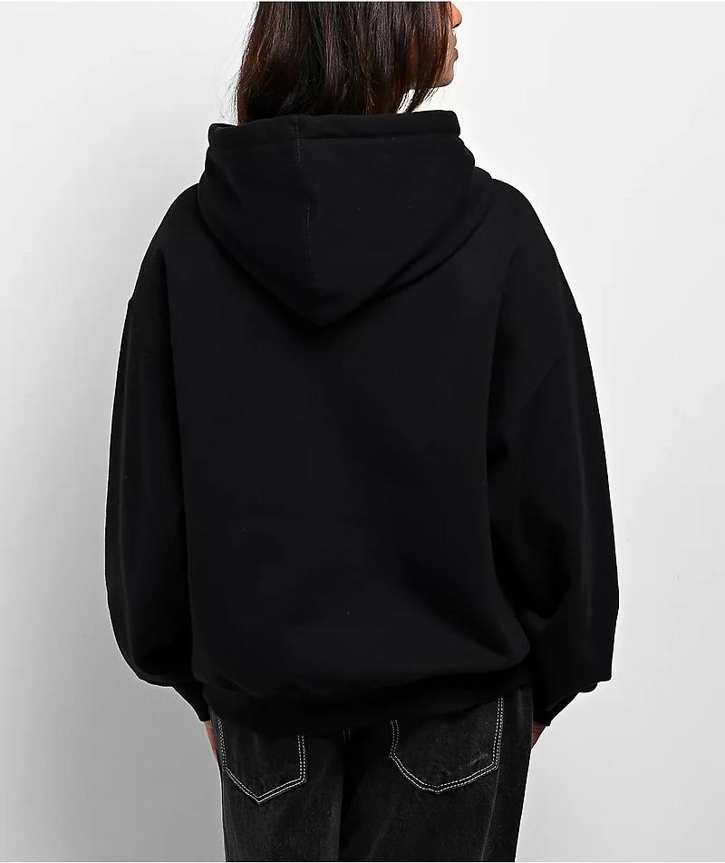 Obey Chainstitch Baggy Black Hoodie