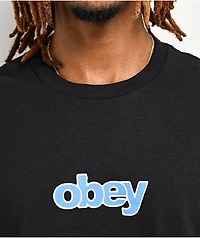 Obey Chalk Black T-Shirt