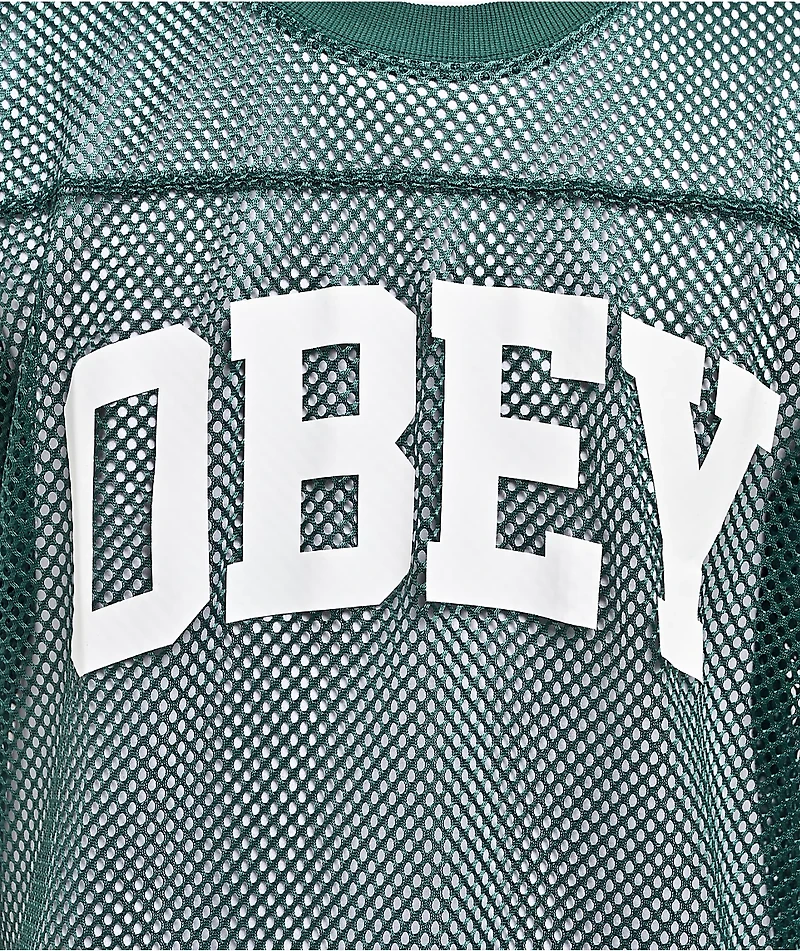 Obey Collegiate Green Jersey