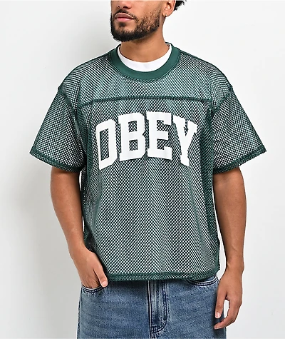 Obey Collegiate Green Jersey