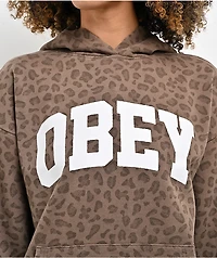 Obey Collegiate Leopard Hoodie