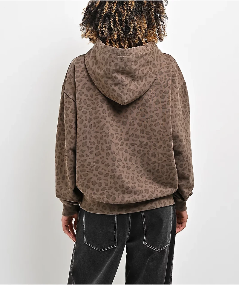 Obey Collegiate Leopard Hoodie